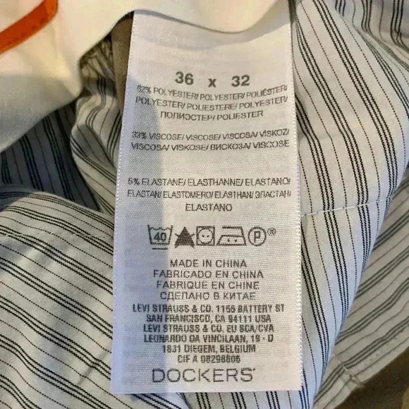 Dockers  D2 men’s pant, 36 x 32, NWOT, straight fit - Picture 5 of 5